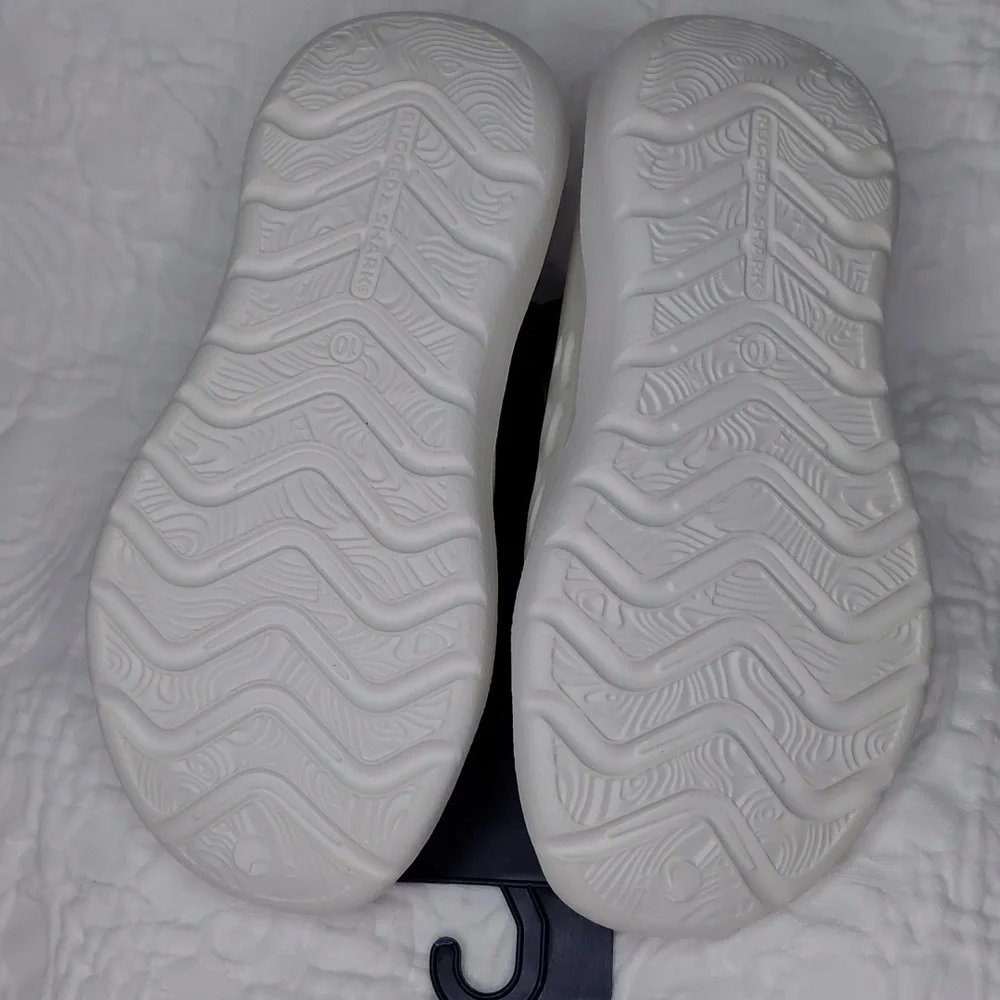 Rugged Shark Kids White Water Shoes Sz 10 Toddler